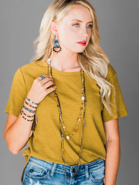 Brick Stitch Triangle Earrings