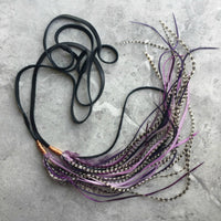 Feather Wrap Necklace - OOAK