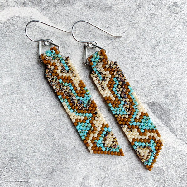 Blissful Peyote Stitch Earrings