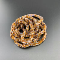 50" Abstract Pattern Beaded Crochet Rope Necklaces