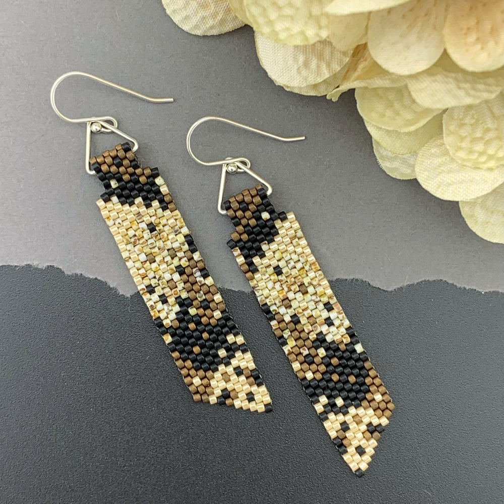 Blissful Peyote Stitch Earrings