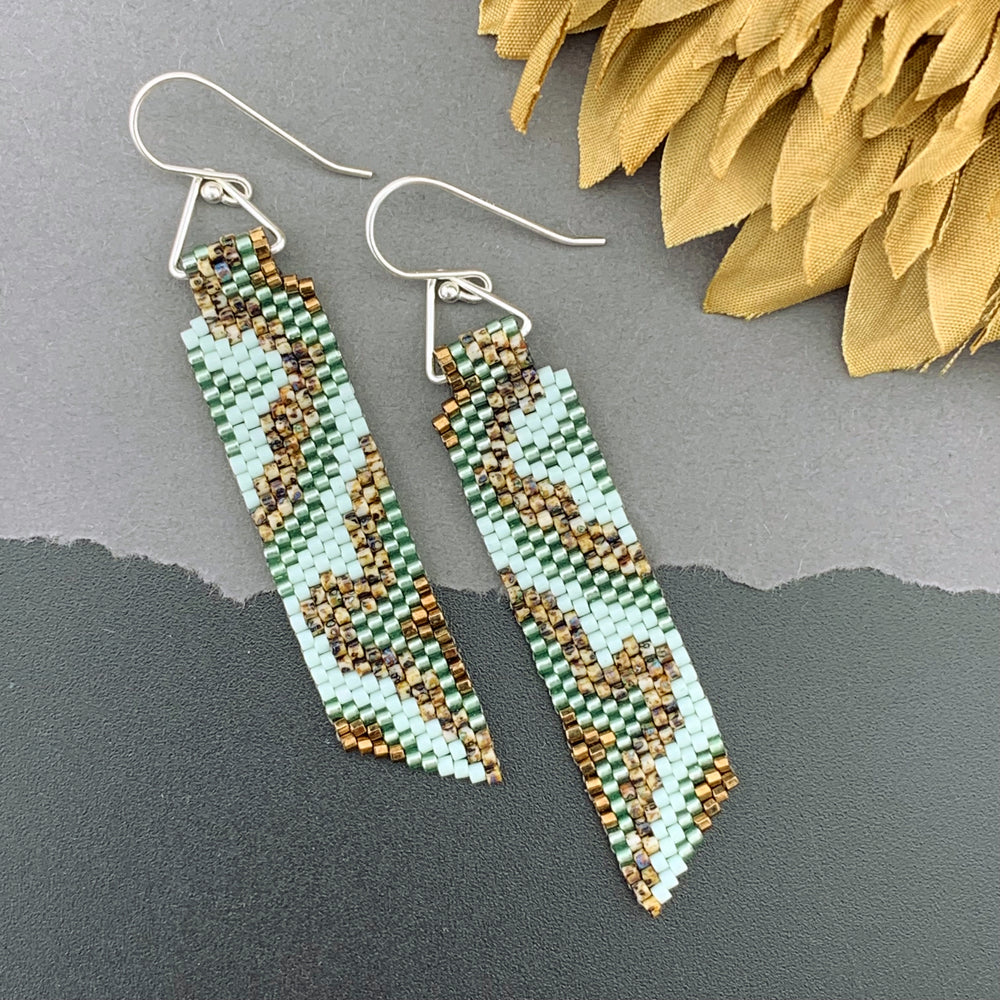 Blissful Peyote Stitch Earrings