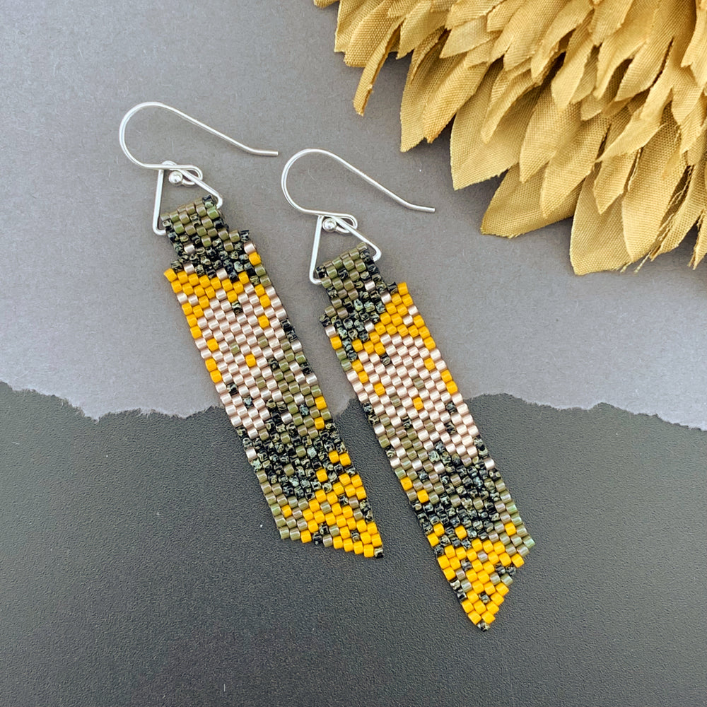 Blissful Peyote Stitch Earrings