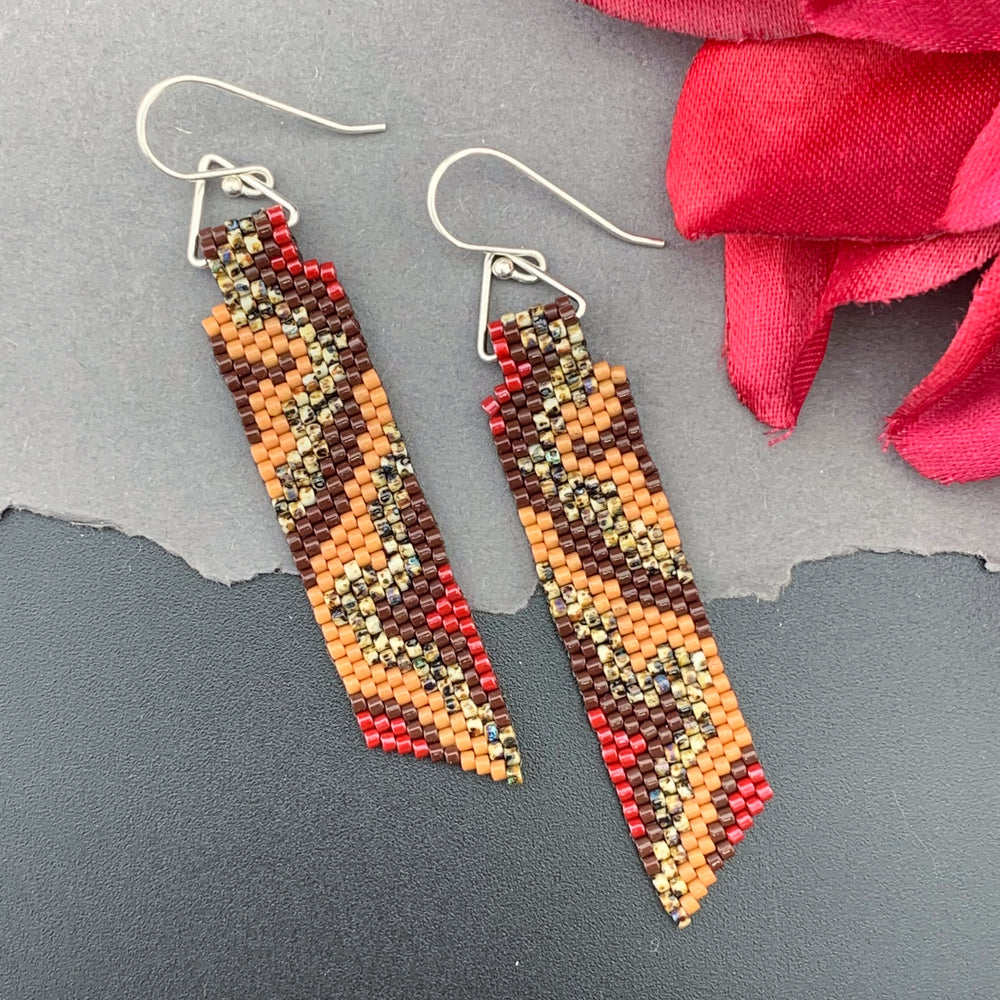 Blissful Peyote Stitch Earrings