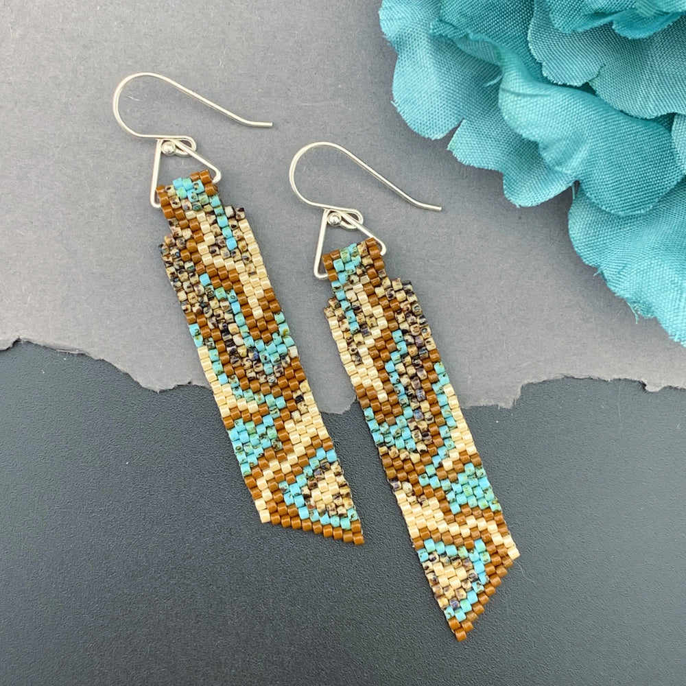 Blissful Peyote Stitch Earrings