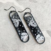 Peyote Stitch Oval Earrings