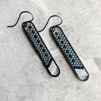 Peyote Stitch Mini Oval Earrings