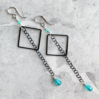 Alluring Earrings - Diamond Chain
