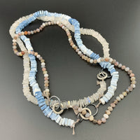 Radiant Necklace - Botswanna Agate Gemstone Candy Necklace