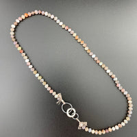 Radiant Necklace - Botswanna Agate Gemstone Candy Necklace