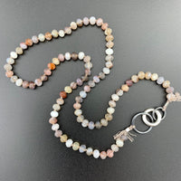 Radiant Necklace - Botswanna Agate Gemstone Candy Necklace