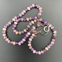 Radiant Necklace - Chevron Amethyst Gemstone Candy Necklace