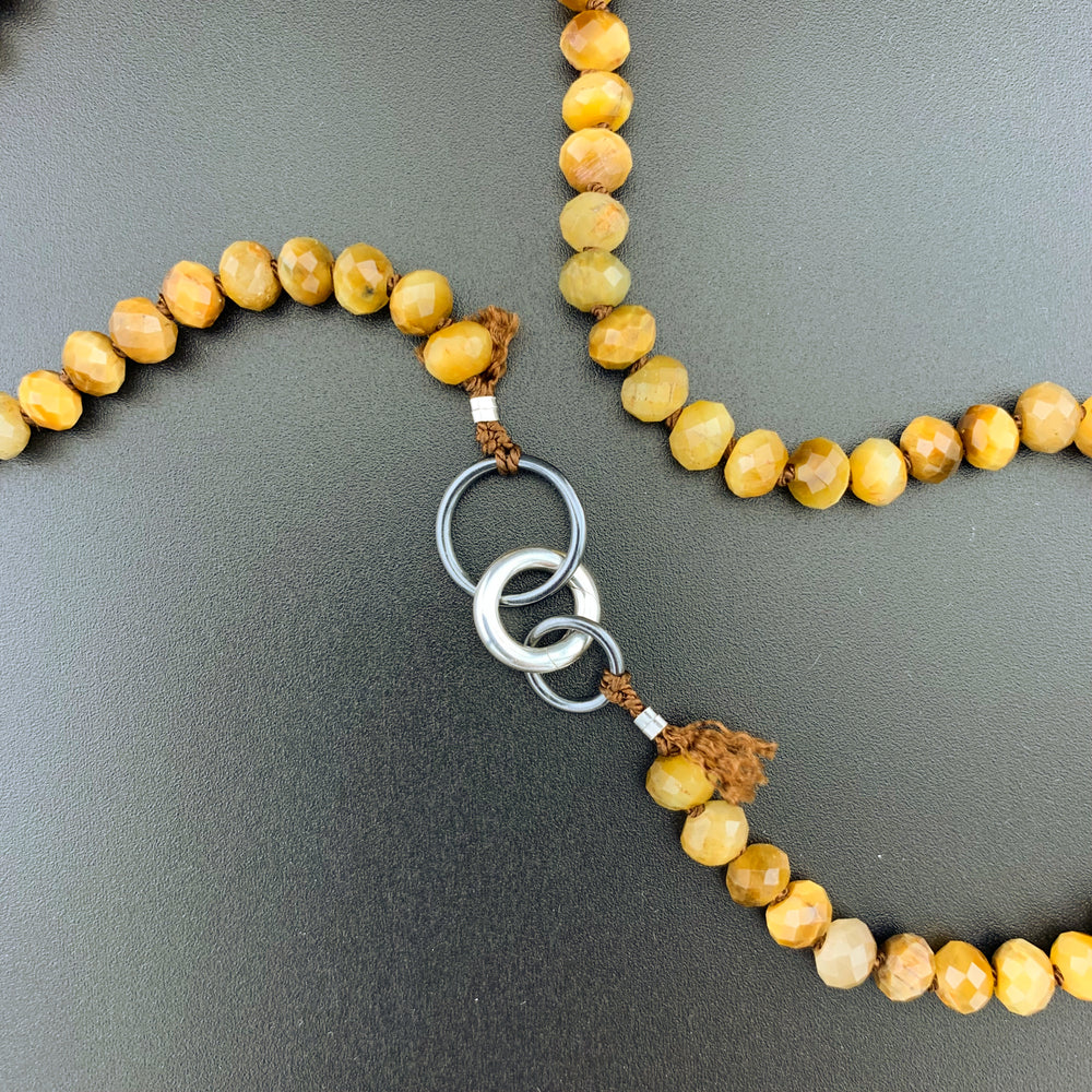 Radiant Necklace - Golden Tiger's Eye Gemstone Candy Necklace