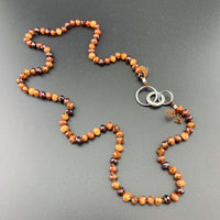 Radiant Necklace - Hessonite Garnet Gemstone Candy Necklace