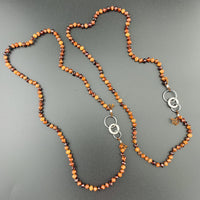 Radiant Necklace - Hessonite Garnet Gemstone Candy Necklace