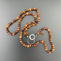 Radiant Necklace - Hessonite Garnet Gemstone Candy Necklace