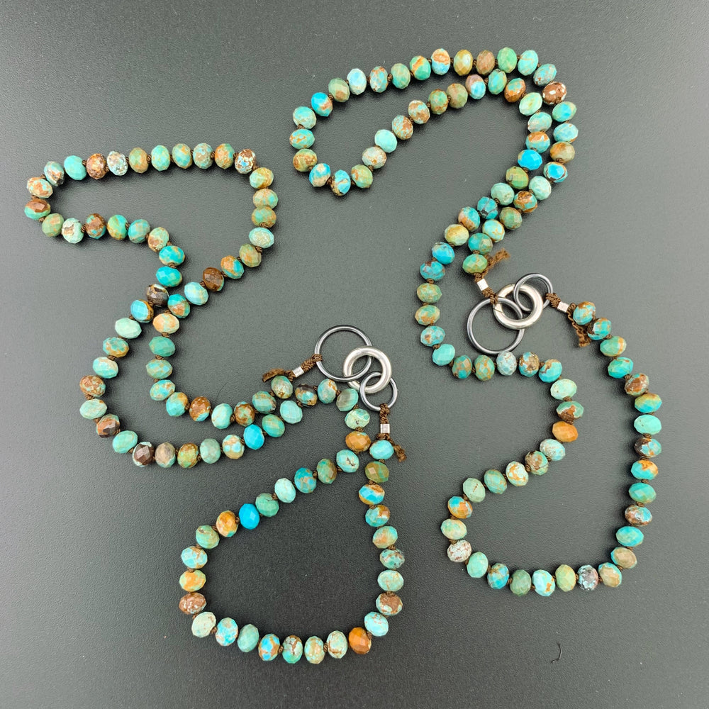 Radiant Necklace - Turquoise Gemstone Candy Necklace