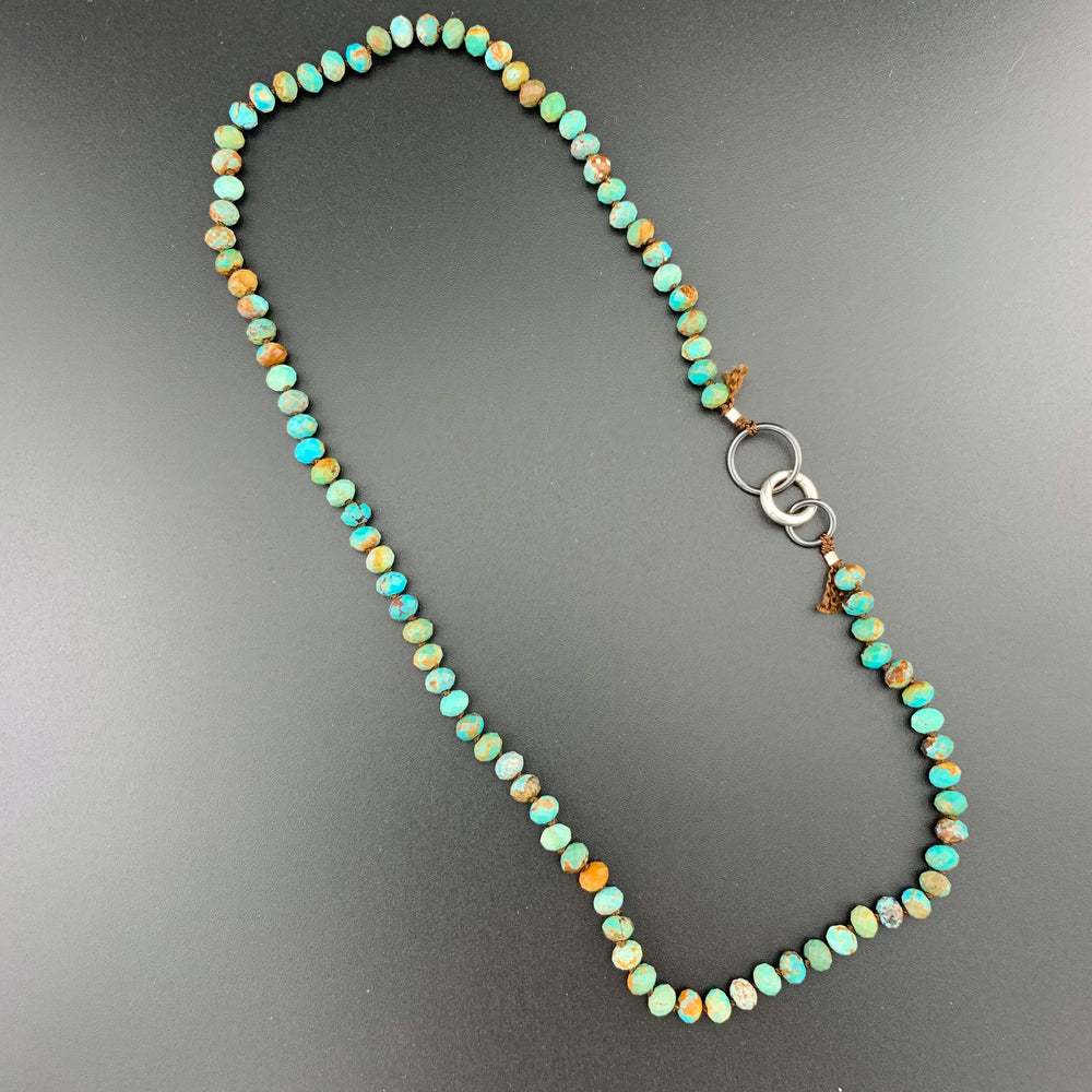 Radiant Necklace - Turquoise Gemstone Candy Necklace