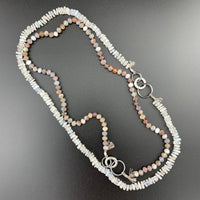 Radiant Necklace - Botswanna Agate Gemstone Candy Necklace