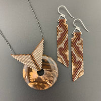 Set: Outback Jasper Blissful Earrings & Pendant Necklace