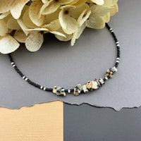 Gemstone Beaded Choker Necklace