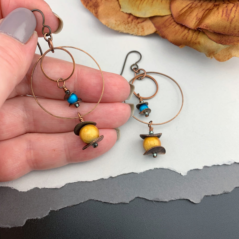 Miracle Earrings - Copper