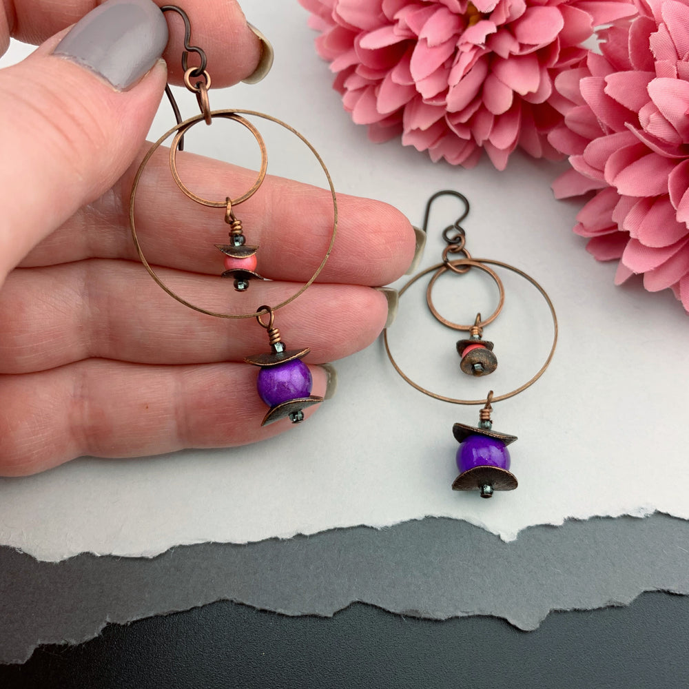 Miracle Earrings - Copper