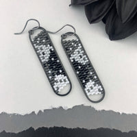 Peyote Stitch Oval Earrings