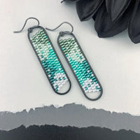 Peyote Stitch Oval Earrings