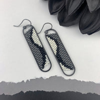 Peyote Stitch Oval Earrings