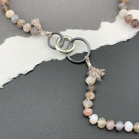 Radiant Necklace - Botswanna Agate Gemstone Candy Necklace