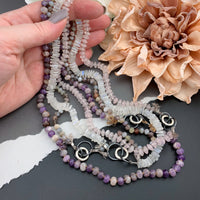 Radiant Necklace - Botswanna Agate Gemstone Candy Necklace