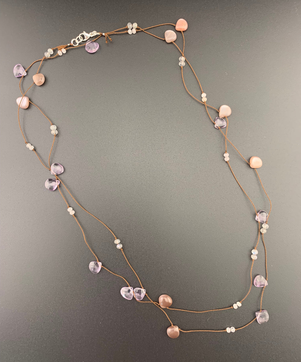 Radiant Layering Necklace - Heart