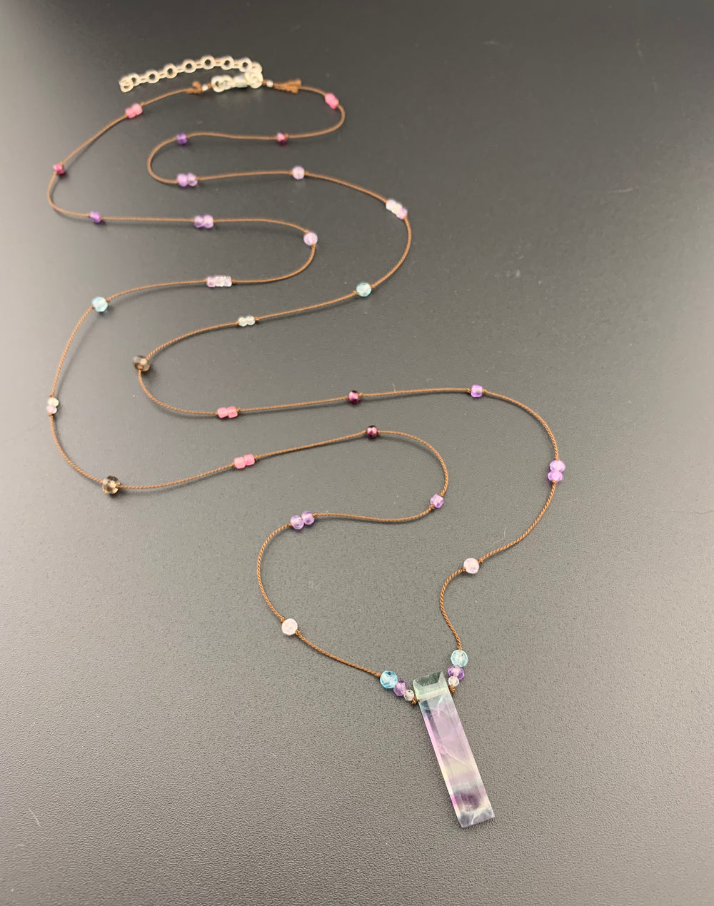 Radiant Necklace - Faceted Rectangle