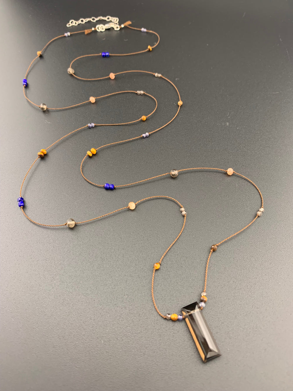 Radiant Necklace - Faceted Rectangle