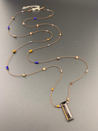 Radiant Necklace - Faceted Rectangle