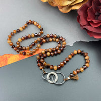 Radiant Necklace - Hessonite Garnet Gemstone Candy Necklace