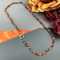 Radiant Necklace - Hessonite Garnet Gemstone Candy Necklace