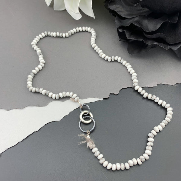 Radiant Necklace - Howlite Gemstone Candy Necklace