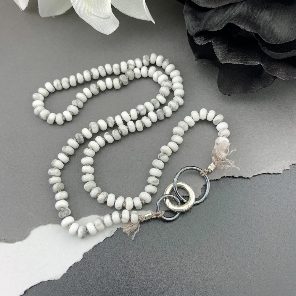 Radiant Necklace - Howlite Gemstone Candy Necklace