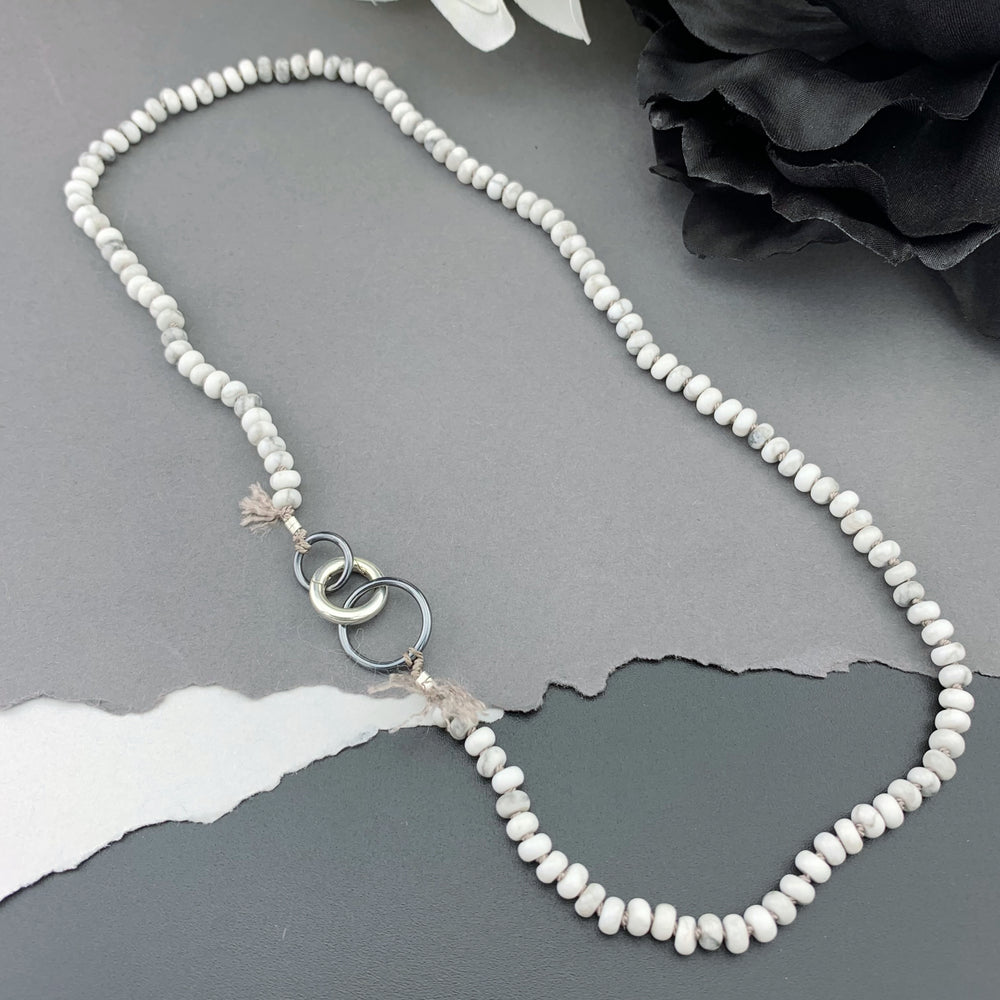 Radiant Necklace - Howlite Gemstone Candy Necklace