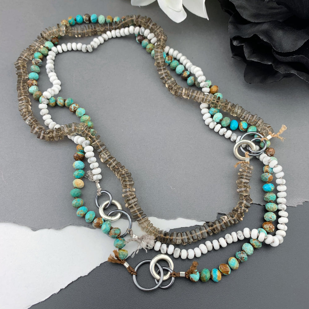 Radiant Necklace - Howlite Gemstone Candy Necklace
