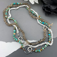 Radiant Necklace - Howlite Gemstone Candy Necklace