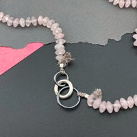 Radiant Necklace - Rose Quartz Gemstone Candy Necklace