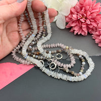 Radiant Necklace - Rose Quartz Gemstone Candy Necklace