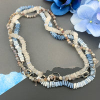 Radiant Necklace - Botswanna Agate Gemstone Candy Necklace