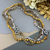 Radiant Necklace - Golden Tiger's Eye Gemstone Candy Necklace