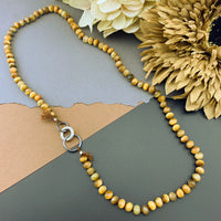 Radiant Necklace - Golden Tiger's Eye Gemstone Candy Necklace