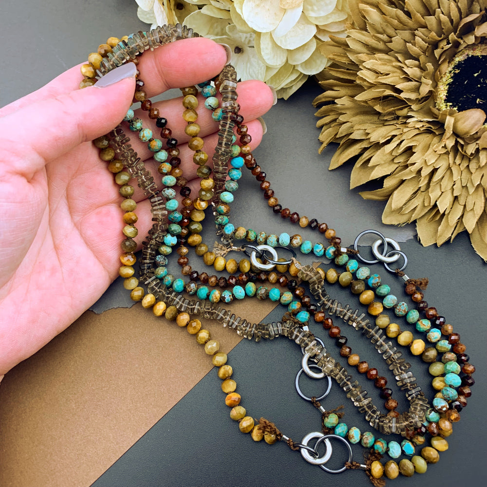 Radiant Necklace - Golden Tiger's Eye Gemstone Candy Necklace
