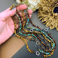 Radiant Necklace - Golden Tiger's Eye Gemstone Candy Necklace